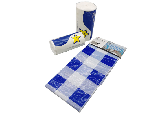 Glory Disposable Poly Table Cloth, poli tovaglie bianche del cotone
